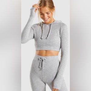 Gymshark Slounge Cropped Hoodie